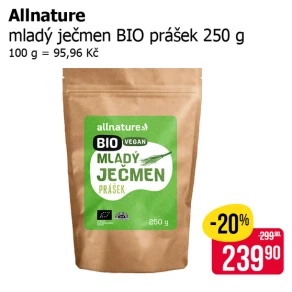 Sleva na produkty Allnature
