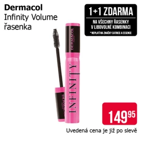 Akce 1+1 zdarma na všechny řasenky v libovolné kombinaci