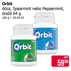 Sleva na produkty Orbit
