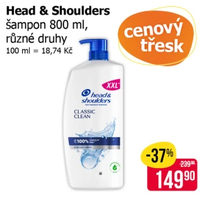 Sleva na produkty Head & Shoulders