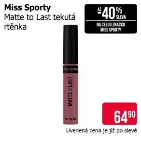 Sleva na produkty miss sporty