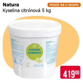 Natura - Kyselina citrónová 5 kg