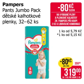 Sleva na produkty Pampers