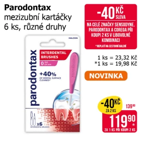 Sleva na produkty Parodontax