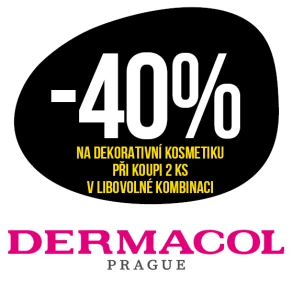 Sleva 40 % na dekorativní kosmetiku značky Dermacol při koupi 2 ks v libovolné kombinaci