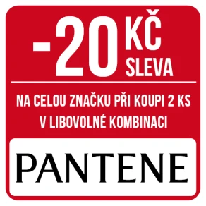 Sleva 20 Kč na celou značku Pantene při koupi 2 ks v libovolné kombinaci