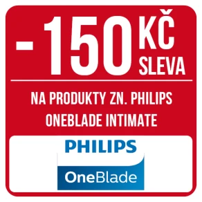 Sleva 150 Kč na produkty značky Philips OneBlade Intimate