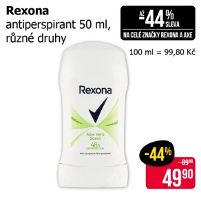 Sleva na produkty Rexona