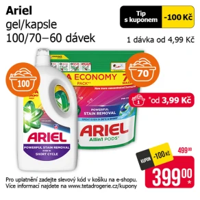 Sleva na produkty Ariel