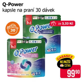 Sleva na produkty Q-Power
