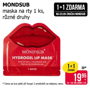 Akce 1+1 na celou značku Mondsub v libovolné kombinaci
