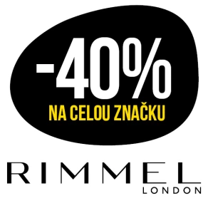 Sleva 40 % na celou značku Rimmel London