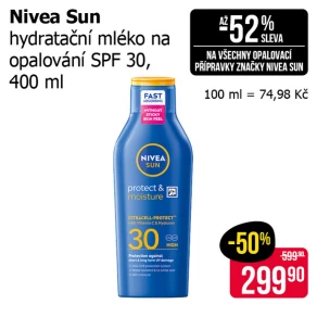 Sleva na produkty Nivea