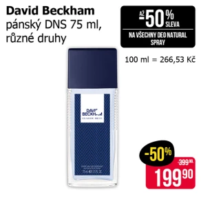 Sleva na produkty David Beckham