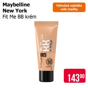 Sleva na produkty Maybelline New York