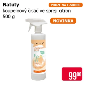 Natuty koupelnový čistič ve spreji citron 500 g