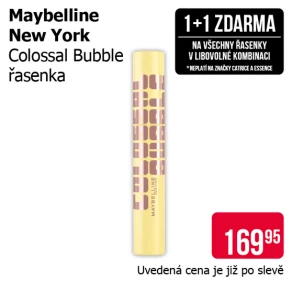 Akce 1+1 zdarma na všechny řasenky v libovolné kombinaci