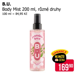 Sleva na produkty B.U.