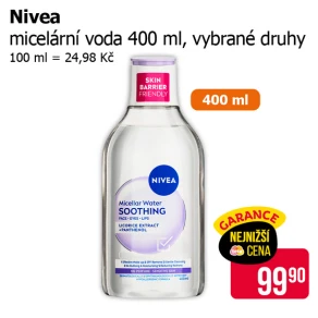 Sleva na produkty Nivea