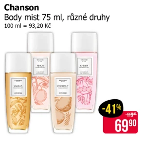 Sleva na produkty Chanson d'EAU