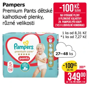 Sleva na produkty Pampers