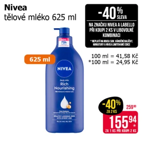 Sleva na produkty Nivea