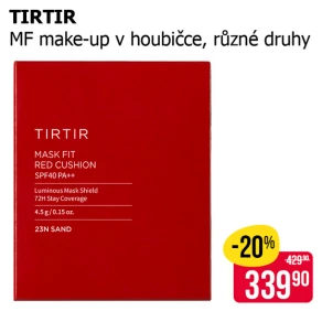 Sleva na produkty TIRTIR