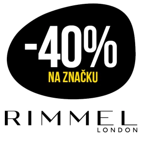 Sleva 40 % na celou značku Rimmel London