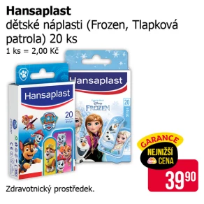 Sleva na produkty Hansaplast