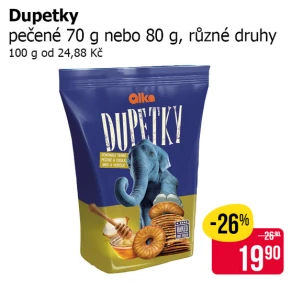 Sleva na produkty Dupetky