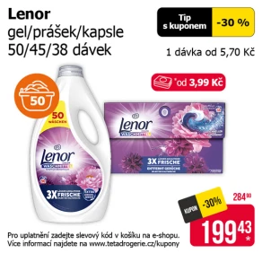 Sleva na produkty Lenor