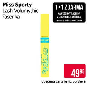 Akce 1+1 zdarma na všechny řasenky v libovolné kombinaci