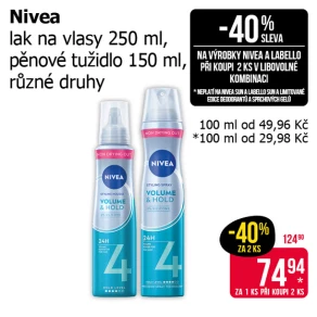 Sleva na produkty Nivea