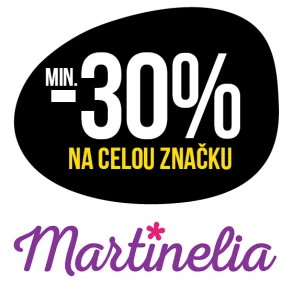 Sleva min. 30 % na celou značku Martinelia