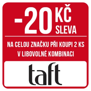 Sleva 20 Kč na celou značku Taft při koupi 2 ks v libovolné kombinaci