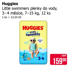 Sleva na produkty Huggies