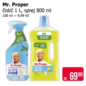 Sleva na produkty Mr. Proper