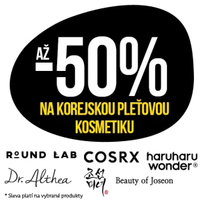 Sleva až 50 % na korejskou pleťovou kosmetiku