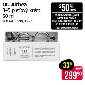 Sleva na produkty Dr. Althea