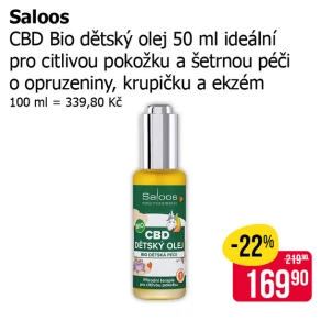 Sleva na produkty Saloos