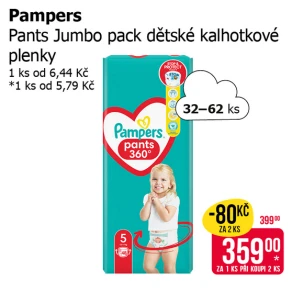 Sleva na produkty Pampers