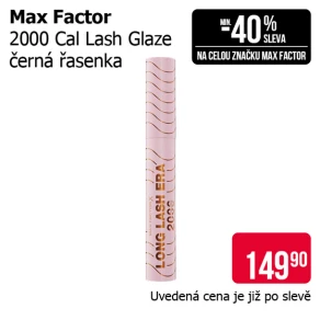 Sleva na produkty Max Factor