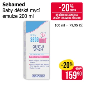 Sleva na produkty Sebamed