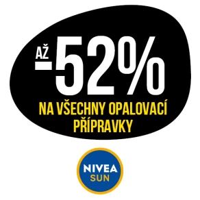 Sleva až 52 % na všechny opalovací přípravky značky Nivea Sun