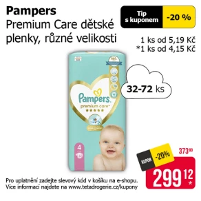 Sleva na produkty Pampers
