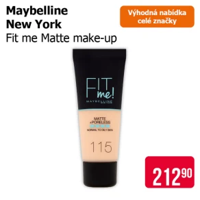 Sleva na produkty Maybelline New York