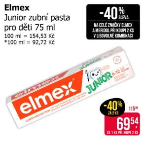 Sleva na produkty Elmex