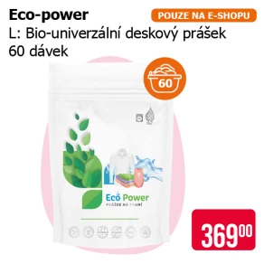 Eco-power L: Bio-univerzální deskový prášek 60 PD