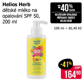 Sleva na produkty Helios Herb