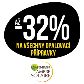 Sleva až 32 % na všechny opalovací přípravky značky Garnier Ambre Solaire
